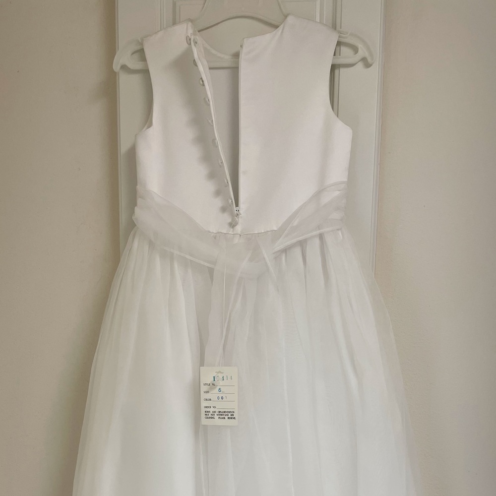NWT Mon Cheri Flower Girl Dress,  Size 6 - Picture 8 of 16